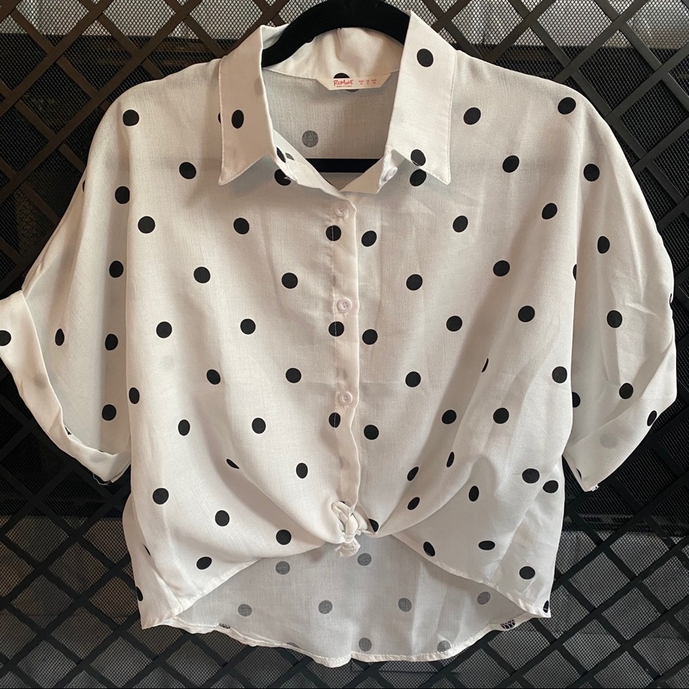 Cropped Button Up - Picture 2 of 4